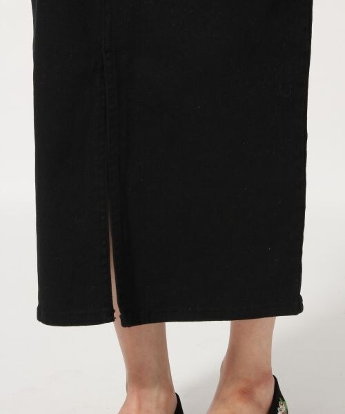 LOWRYS FARM（ローリーズファーム）の「タイトスリットロンスカ／Ｄ（スカート・ブラック/ブルー）」の11枚目の写真