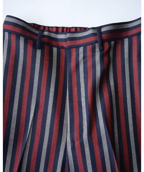 45R（フォーティファイブアール）の「サマーウールイージーパンツ（パンツ・レディース・ベージュストライプ/シャンブレー/ネイビーストライプ・3-L/2-M）」の9枚目の写真
