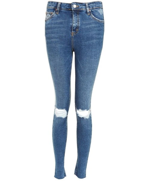 TOPSHOP(トップショップ)の「Topshop Moto rich indigo raw hem jamie jeans(デニムパンツ・レディース・Blue・W2430/W2432/W2530/W2532/W2630/W2632/W2830/W2832/W3030/W3032/W3230/W3232/W3430/W3432/W3630/W3632)」の4枚目の写真
