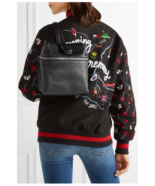 KARA（カラ）の「Kara - Small Textured-leather Backpack - Black