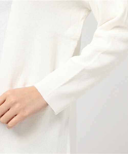 archives（アルシーヴ）の「ミラノリブロングカーディガン（カーディガン/ボレロ・レディース・オフホワイト/グレー/ブルー/ピンク・MEDIUM）」の9枚目の写真