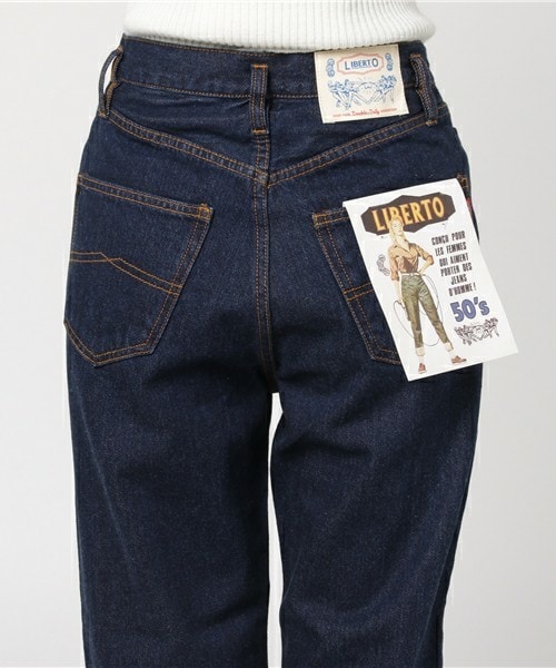 archives（アルシーヴ）の「【LIBERTO】DENIM PANTS（デニムパンツ・レディース・ブルー/ネイビー・34inch/36inch）」の6枚目の写真