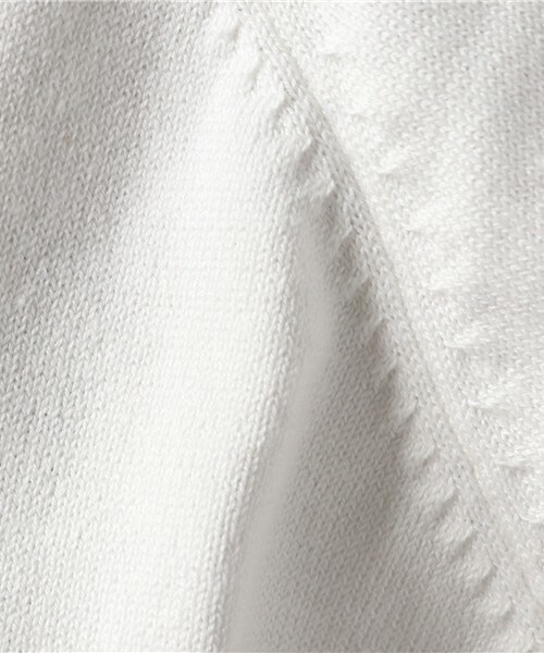 INTERPLANET WINGS（インタープラネットウィング）の「ウォッシャブルVネック7分袖ニット（ニット/セーター・レディース・オフホワイト/グレー/ミント/ネイビー/ピンク・FREE）」の12枚目の写真