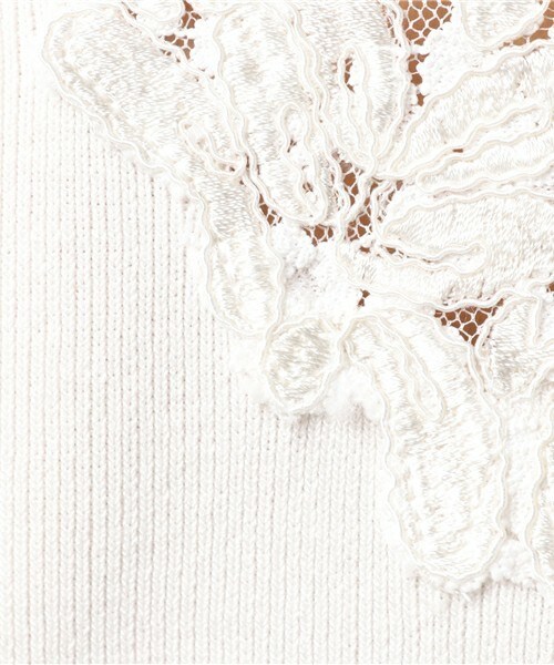 INTERPLANET（インタープラネット）の「刺繍前後2WAYPO（ニット/セーター・レディース・オフホワイト/グレー/ピンク・FREE）」の10枚目の写真