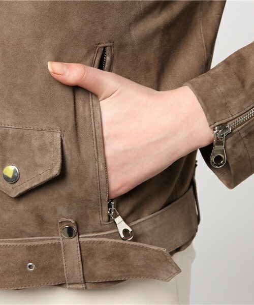 CINQUANTA（チンクアンタ）の「CINQUANTA スウェードダブルライダース