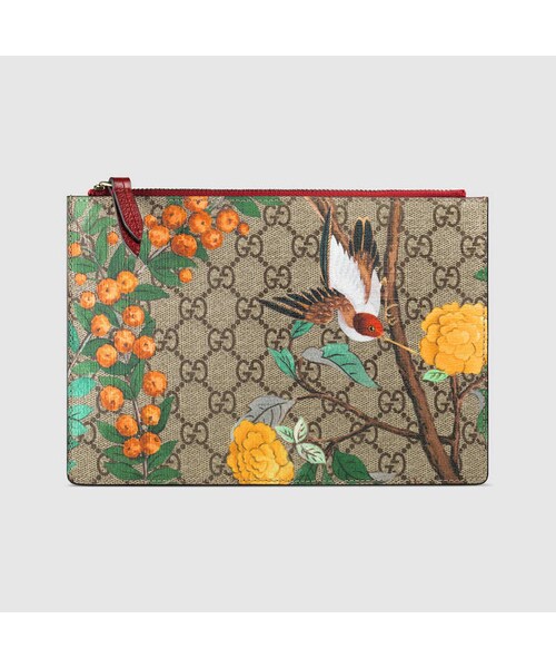 GUCCI（グッチ）の「Gucci Tian GG Supreme zip pouch（財布）」 - WEAR