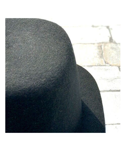 KENT HAT（ケントハット）の「ショコラハット■ビター（ブラック）（ハット・メンズ・ブラック・57㎝）」の3枚目の写真