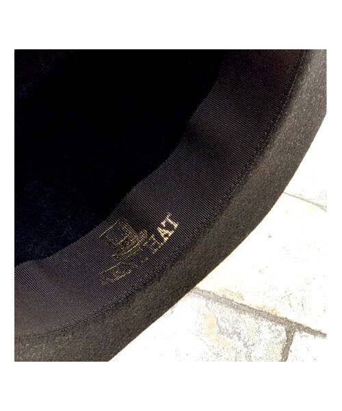 KENT HAT（ケントハット）の「ショコラハット■ビター（ブラック）（ハット・メンズ・ブラック・57㎝）」の4枚目の写真