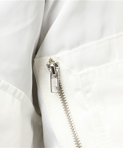 archives（アルシーヴ）の「フライトブルゾン（ブルゾン・レディース・オフホワイト/ブラック/ピンク・MEDIUM）」の11枚目の写真