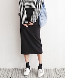 DHOLIC | ウエストゴムミモレペンシルスカート(スカート)