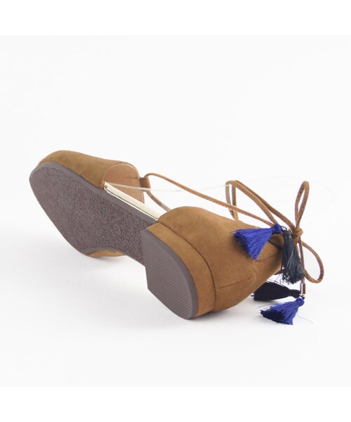 ORiental TRaffic（オリエンタルトラフィック）の「レースアップパンプス（シューズ・レディース・ベージュ/ブラック/ホワイト/キャメル・S/M/L/LL）」の7枚目の写真