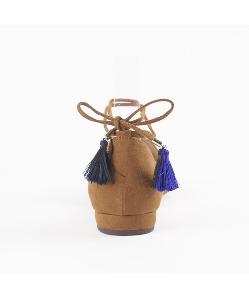 ORiental TRaffic（オリエンタルトラフィック）の「レースアップパンプス（シューズ・レディース・ベージュ/ブラック/ホワイト/キャメル・S/M/L/LL）」の5枚目の写真