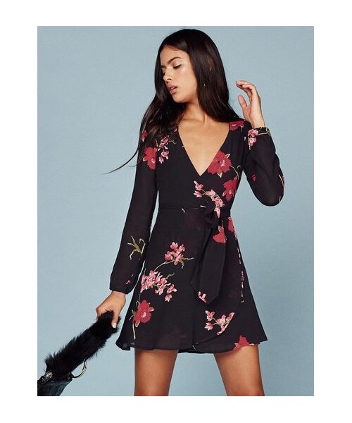 The Reformation(ザ リフォメーション)の「Daylon Dress(ワンピース・レディース・Hibiscus・XS/S/L)」の1枚目の写真