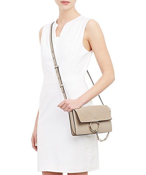 Chloe（クロエ）の「Chloé Women's Faye Small Shoulder Bag（ショルダーバッグ・レディース・GREY・OS）」の5枚目の写真