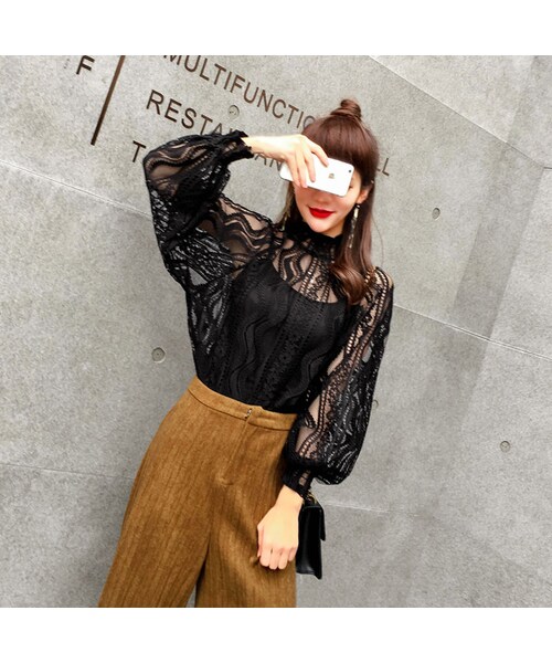 レジメンタル レースブラウスワンピース Regimental Lace Blouse OP by Victorian Maiden