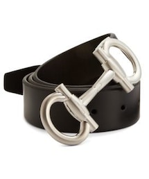 FERRAGAMO | Salvatore Ferragamo Double Gancini Leather Belt(ベルト)