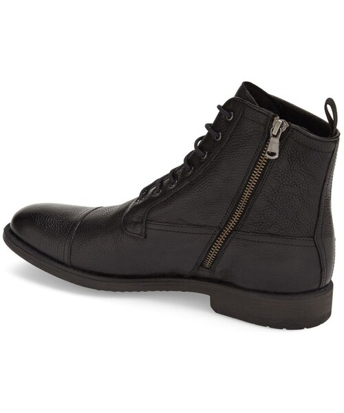 GEOX(ジェオックス)の「GEOX &Jaylon Mid& Cap Toe Boot (Men)(ブーツ・メンズ・black leather・40)」の4枚目の写真