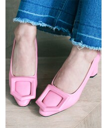 KORMARCH | ポインテッドトゥ図形ポイントヒール(パンプス)