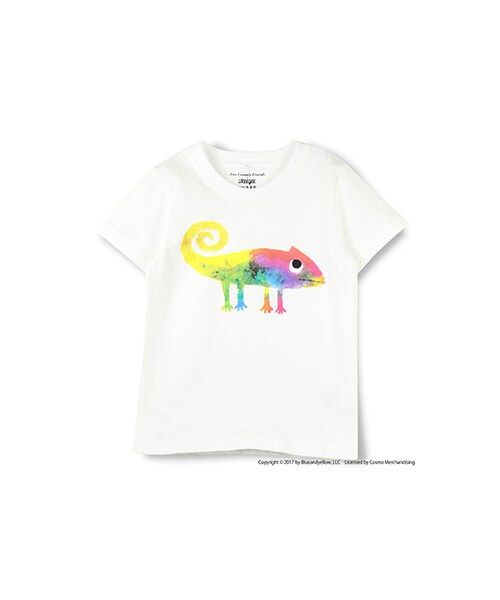 skeegee(スキージー)の「skeegee×Leo LionniレインボーTシャツ(Tシャツ/カットソー・キッズ・ホワイト/ブラック・90~130)」の2枚目の写真