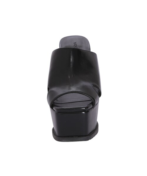 EMODA（エモダ）の「BULKYウェッジサボ（シューズ・レディース・ホワイト/ブラック/ライトミックス・S/M/L）」の7枚目の写真