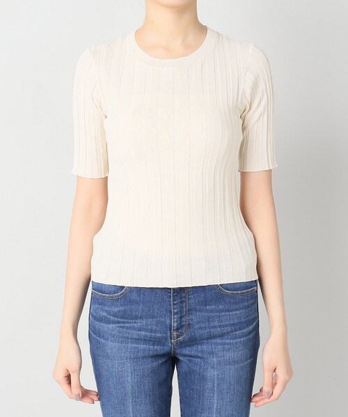 L'Appartement Border Rib Longsleeve T-sh 24AWアパルトモン BORDER