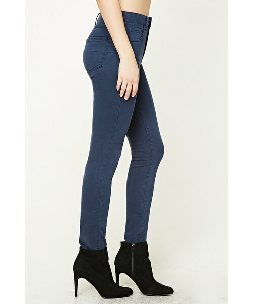 FOREVER 21（フォーエバー トゥエンティーワン）の「FOREVER 21+ Stretch-Knit Skinny Jeans（デニムパンツ・レディース・Black/Gray/Blue/Green/Red・24/25/26/27/28/29/30/31）」の13枚目の写真