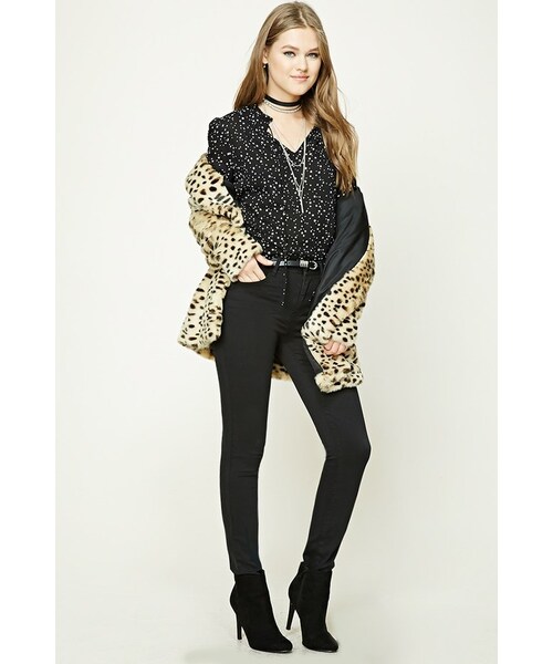 FOREVER 21（フォーエバー トゥエンティーワン）の「FOREVER 21+ Stretch-Knit Skinny Jeans（デニムパンツ・レディース・Black/Gray/Blue/Green/Red・24/25/26/27/28/29/30/31）」の11枚目の写真