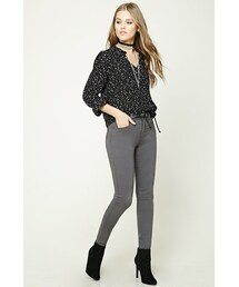 FOREVER 21 | FOREVER 21+ Stretch-Knit Skinny Jeans(デニムパンツ)