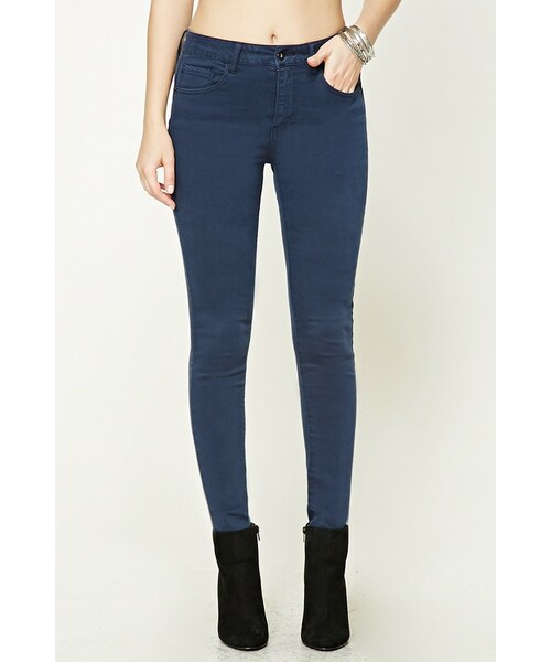 FOREVER 21（フォーエバー トゥエンティーワン）の「FOREVER 21+ Stretch-Knit Skinny Jeans（デニムパンツ・レディース・Black/Gray/Blue/Green/Red・24/25/26/27/28/29/30/31）」の20枚目の写真