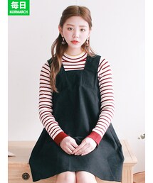 KORMARCH | スクエアネックポイントワンピース(ワンピース)