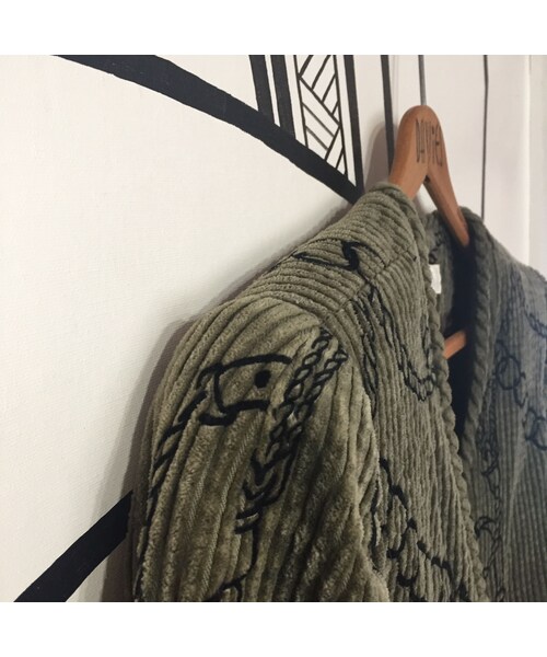 キュウリガン(キュウリガン)の「【奇抜】ヴィンテージチェーン柄コーデュロイジャケット(その他アウター・メンズ・その他)」の6枚目の写真