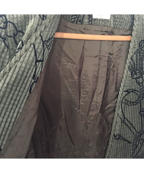 キュウリガン(キュウリガン)の「【奇抜】ヴィンテージチェーン柄コーデュロイジャケット(その他アウター・メンズ・その他)」の4枚目の写真