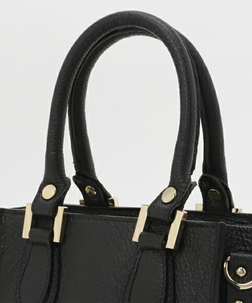 MARCO BIANCHINI（マルコビアンチーニ）の「MARCO BIANCHINI シボレザーミニスクエア（ショルダーバッグ・レディース・ブラック/キャメル/レッド・FREE）」の6枚目の写真