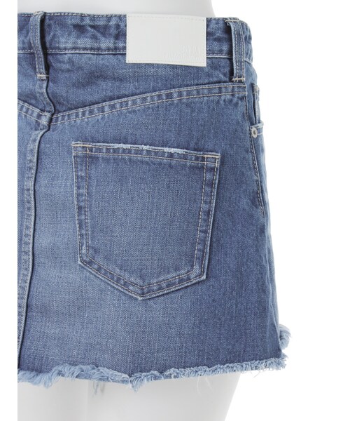 GYDA（ジェイダ）の「スカートライクショーパン（パンツ・レディース・オフホワイト/ブルー/アイスブルー）」の9枚目の写真