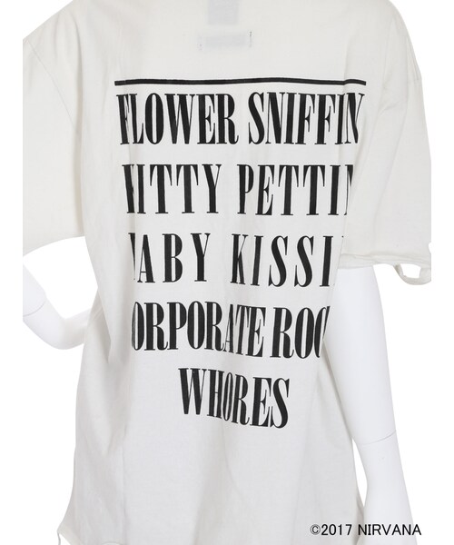 jouetie（ジュエティ）の「ＮＩＲＶＡＮＡクラッシュビッグＴ（トップス・レディース・オフホワイト/ブラック）」の11枚目の写真