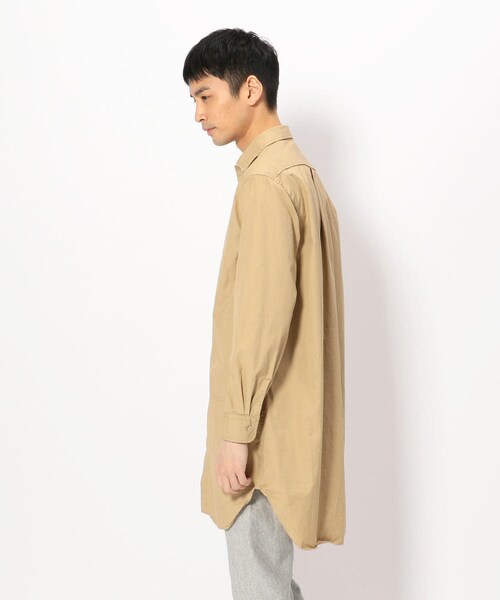 KATO`（カトー）の「KATO'/カトー ハーフシャツジャケット（ジャケット/アウター・メンズ・BEIGE/NAVY・M/L）」の2枚目の写真