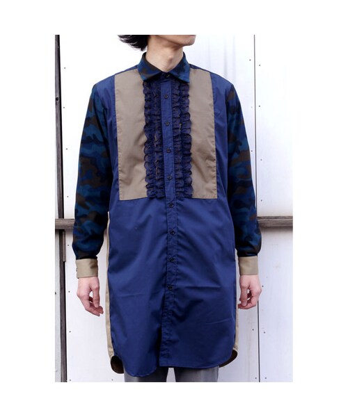 NIRAME.CO（ニラメッコ）の「プランターろんぐシャツ。（シャツ/ブラウス・メンズ・その他）」の4枚目の写真