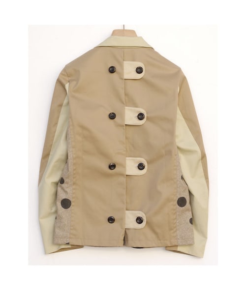 NIRAME.CO(ニラメッコ)の「扇JKT ベージュ×ブラック(テーラードジャケット・メンズ・その他)」の6枚目の写真