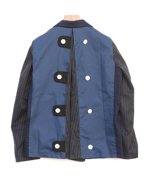 NIRAME.CO（ニラメッコ）の「扇JKT　ネイビー×ストライプ（テーラードジャケット・メンズ・その他）」の8枚目の写真