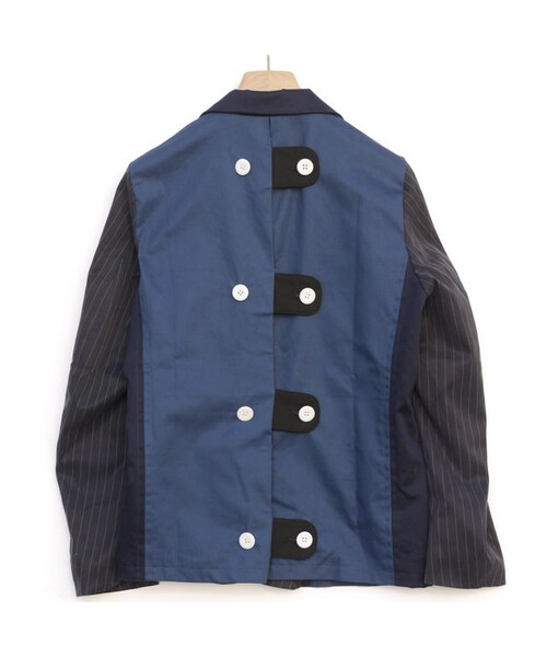 NIRAME.CO（ニラメッコ）の「扇JKT　ネイビー×ストライプ（テーラードジャケット・メンズ・その他）」の9枚目の写真