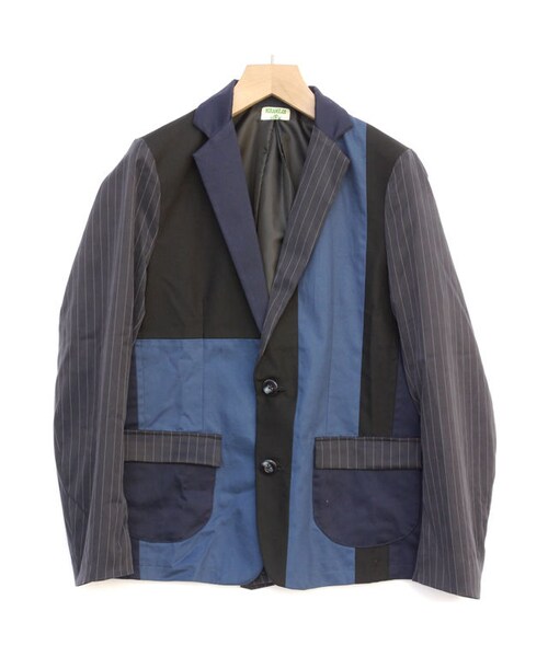 NIRAME.CO（ニラメッコ）の「扇JKT　ネイビー×ストライプ（テーラードジャケット・メンズ・その他）」の6枚目の写真