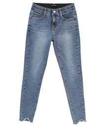 Dailyabout | トライアングルカットアウトヘム9分丈ウォッシングスキニージーンズ(P0000WSH)(デニムパンツ)