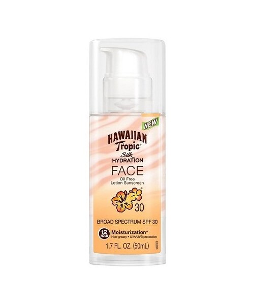 hawaiian tropic face sunscreen