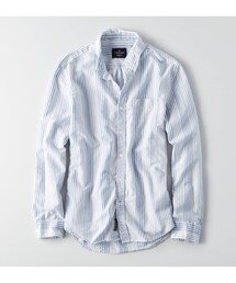 American Eagle | AEOオックスフォードストライプシャツ(シャツ/ブラウス)