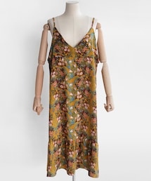 DHOLIC | Vネックフラワープリントキャミワンピース(ワンピース)