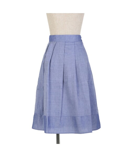 F i.n.t（フィント）の「ミドル丈タックスカート/F i.n.t（スカート・レディース・その他）」の4枚目の写真