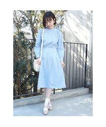 F i.n.t | ミドル丈タックスカート/F i.n.t(スカート)