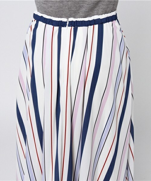 archives（アルシーヴ）の「ストライプフレアスカート（スカート・レディース・サックスブルー/イエロー・MEDIUM）」の7枚目の写真