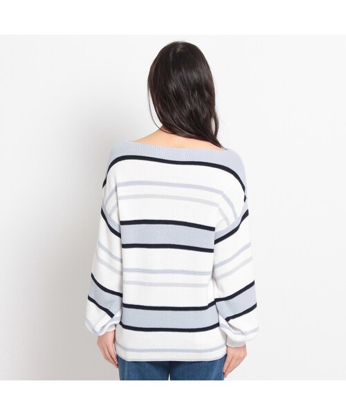 OZOC（オゾック）の「USコットンパフスリーブニットプルオーバー（トップス・レディース・オフホワイト/ベージュ/ピンク・その他）」の7枚目の写真