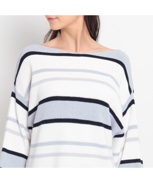 OZOC（オゾック）の「USコットンパフスリーブニットプルオーバー（トップス・レディース・オフホワイト/ベージュ/ピンク・その他）」の8枚目の写真